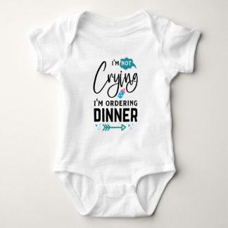 Body Dîner drôle de bébé unisexe pleurant