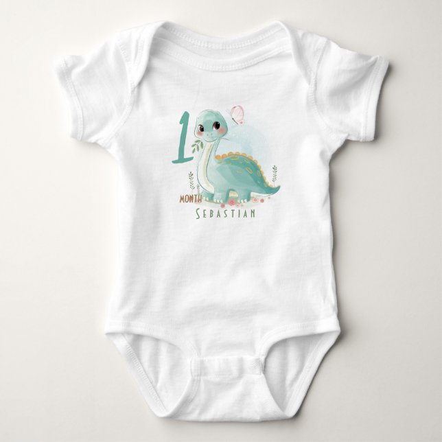 Body Dino doux Bodysuit bébé (Devant)