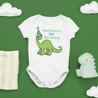 Dinosaur 1er anniversaire personnalisé