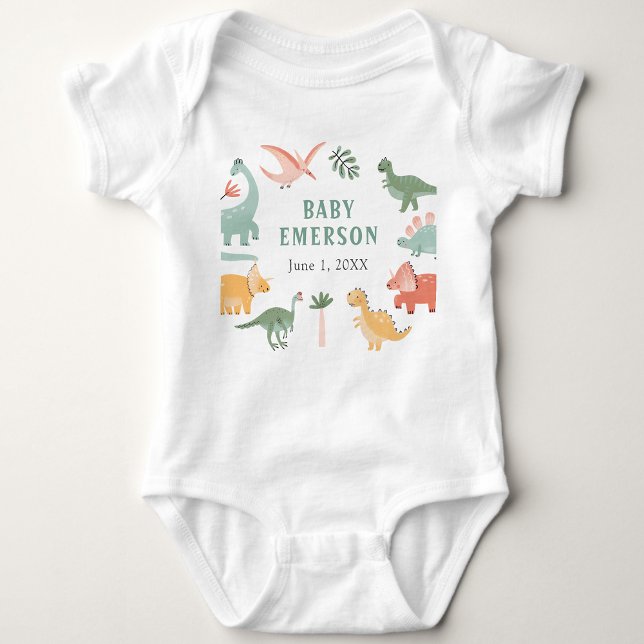 Body Dinosaur Bodysuit bébé (Dinosaur Baby Bodysuit by Painted Paperie
)