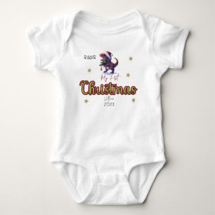 Body Dinosaur personnalisé Rawr Babies Premier Noël