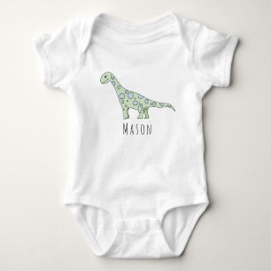 Body Dinosaure à doodle pour bébé personnalisé avec nom