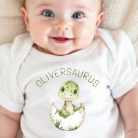 Dinosaure adorable personnalisé Bébésaurus Dino