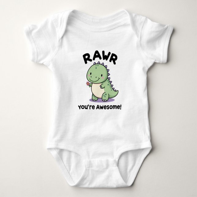 Body Dinosaure Bébé mignon (Devant)