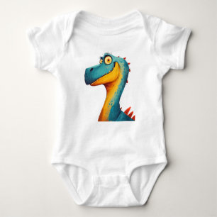 Body Dinosaure de dessin animé souriant – T-shirt de di