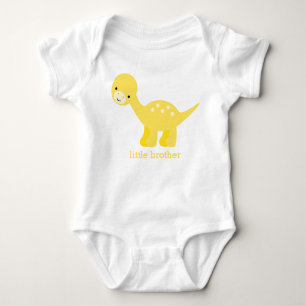 Body Dinosaure jaune mignon de bébé