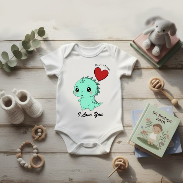 Body Dinosaure Mignon Menthe (Créateur téléchargé)