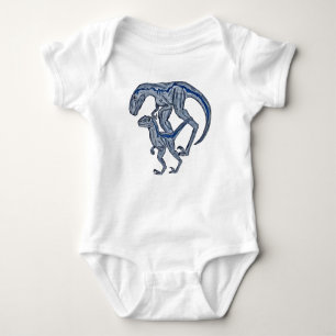 Body Dinosaure rapace nouveau-né garçon fille