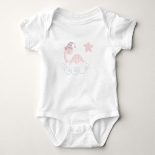 Body Dinosaure rose dormant Bodysuit pour bébé