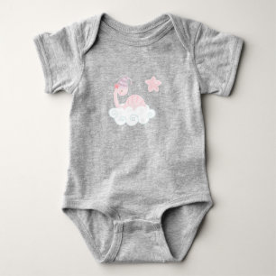Body Dinosaure rose dormant Bodysuit pour bébé