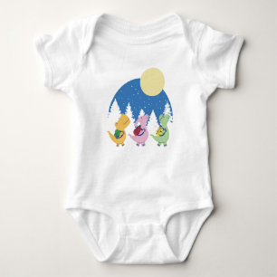 Body Dinosaures Bébé mignons avec sac à dos T-shirt des