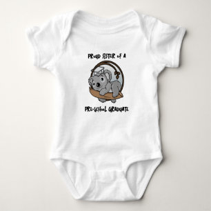 Body Diplômée  bébé koala sœur d'un diplômé de maternel