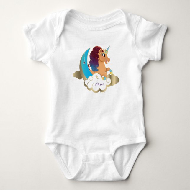 Body Divine la licorne | Lune et nuages (Devant)