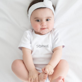Body DIY Baby Bodysuit | Custom Text, Name, Monogram