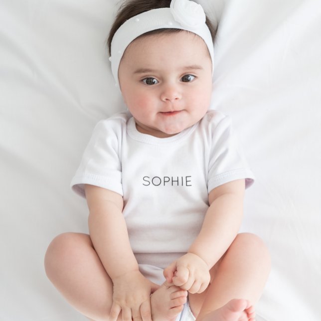 Body DIY Baby Bodysuit | Custom Text, Name, Monogram  (Créateur téléchargé)