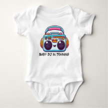 DJ Bébé amusant dans l'entraînement Bodysuit