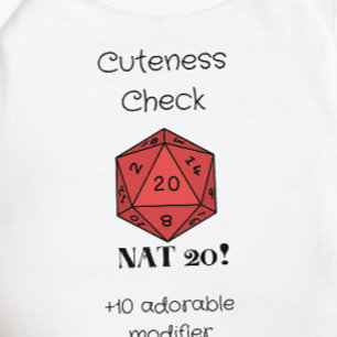Body DnD Baby - Vigilance Check Nat 20