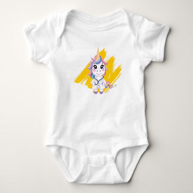 Body Docteur Unicorn Babysuit (Devant)