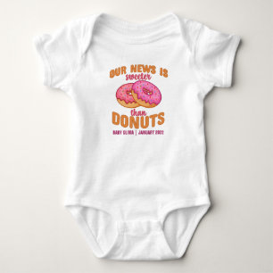 Body Donuts personnalisés Faire-part bébé