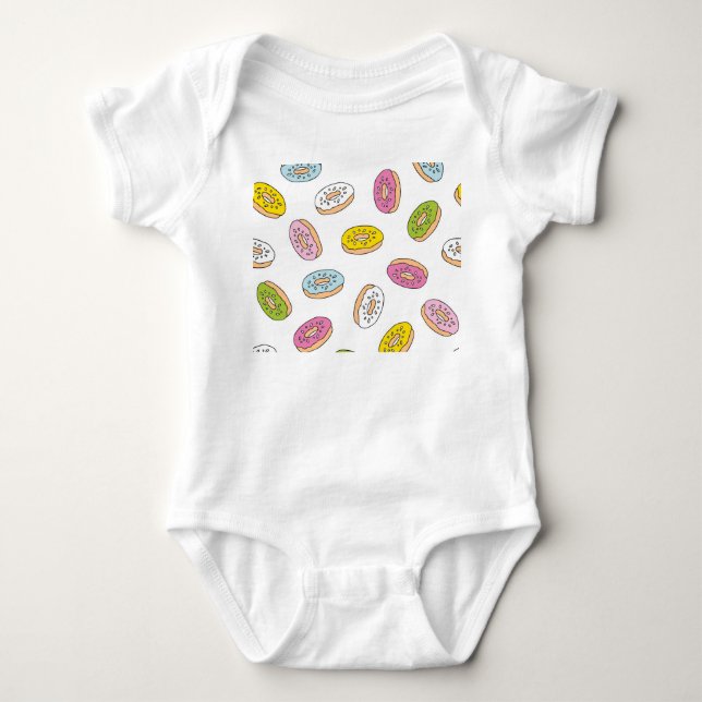 Body Doodle beiguts motif, design sans soudure. (Devant)