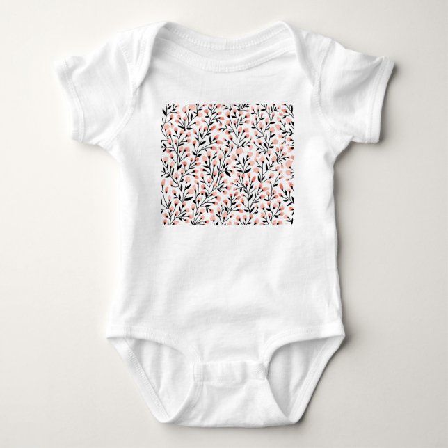 Body Doodle Flowers : Coral Floral sans joint. (Devant)