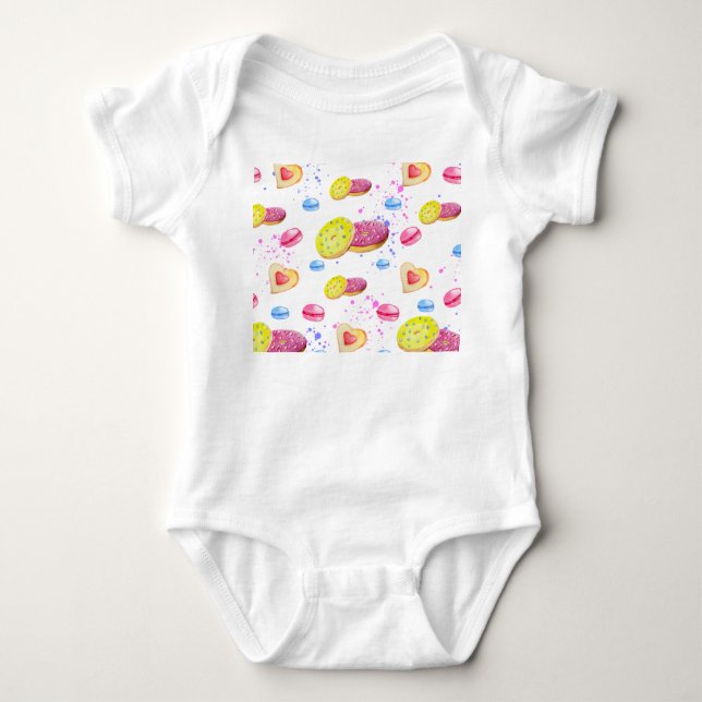 Body Doux beignets avec motif vitré coloré (Devant)