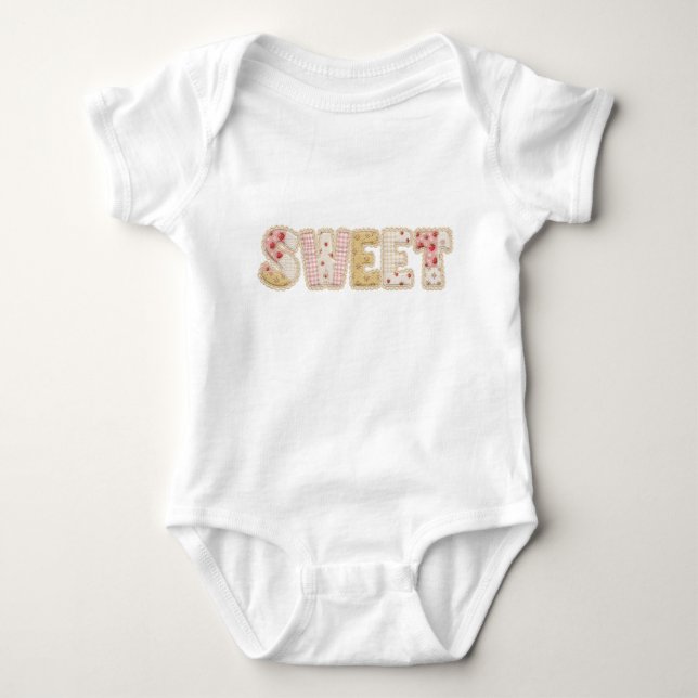 Body Doux motif d'été patchwork matelassé à la fraise (Devant)