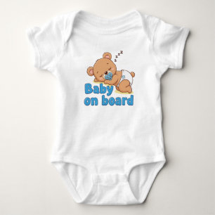Body Doux Ours en Peluche Endormi Bébé à Bord Dessin An