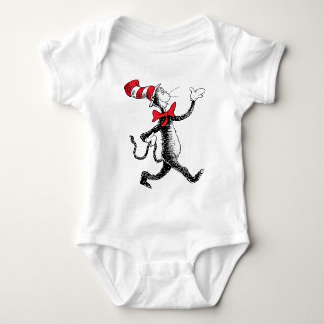 Body Dr Seuss | Chat dans la marche des chats Casquette (Devant)