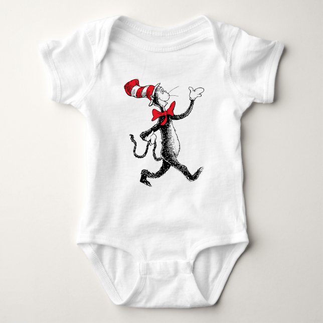 Body Dr Seuss | Chat dans la marche des chats Casquette (Devant)