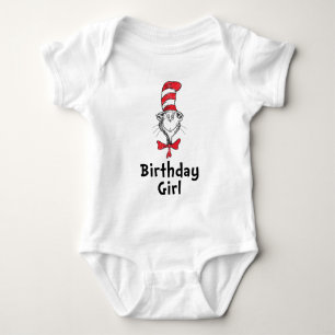 Body Dr. Seuss Chat dans le Chapeau Fille d'anniversair