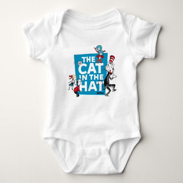 Body Dr Seuss | Chat dans le logo du Casquette - Caract (Devant)