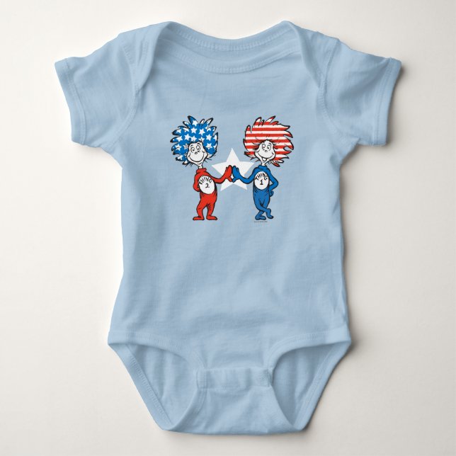 Body Dr. Seuss | Chose Un Chose Deux Graphique Patrioti (Devant)