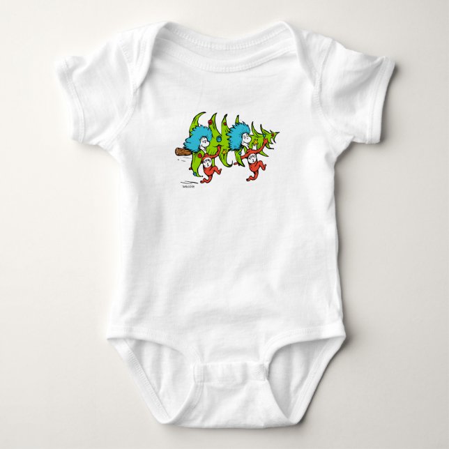 Body Dr. Seuss | Grinch | Thing One et Thing Two Noël (Devant)