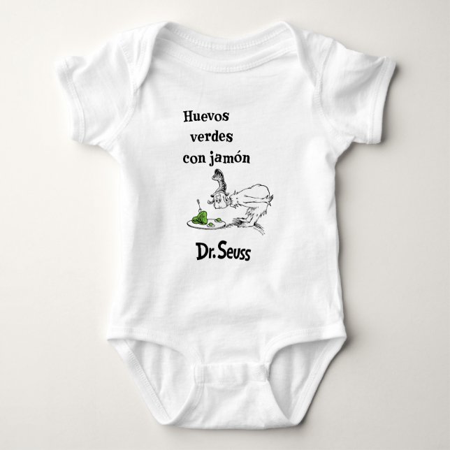 Body Dr. Seuss Œufs verts et jambon espagnol (Devant)