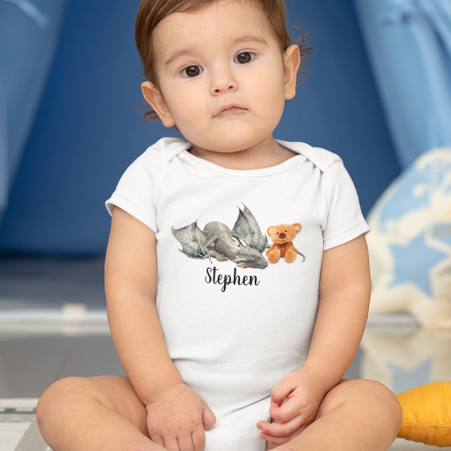 Body Dragon Bleu Bébé avec Ours En Conflit (Créateur téléchargé)