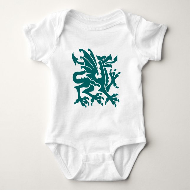 Body Dragon héraldique 01 - Moss Green (Devant)