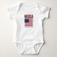 Drapeau Américain 4 Juillet Merica