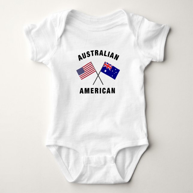 Body Drapeau américain australien (Devant)