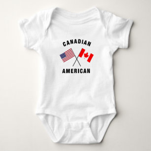 Body Drapeau américain canadien