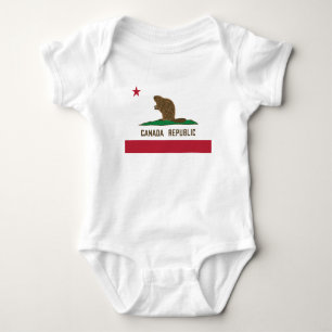Body Drapeau Beaver Canada Republic California