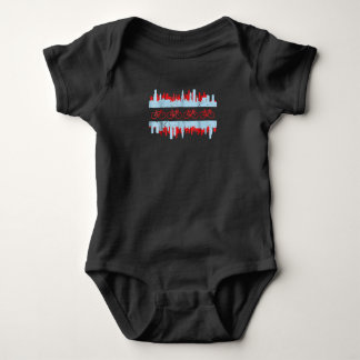 Body Drapeau cycliste Chicago Skyline Cyclisme Cadeau v