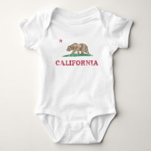 Body Drapeau de Californie - Fade rétro