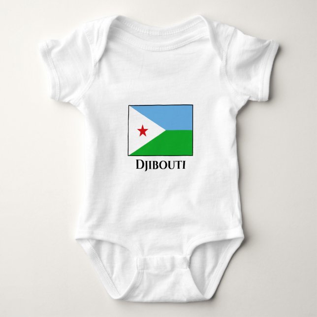 Body Drapeau de Djibouti (Devant)