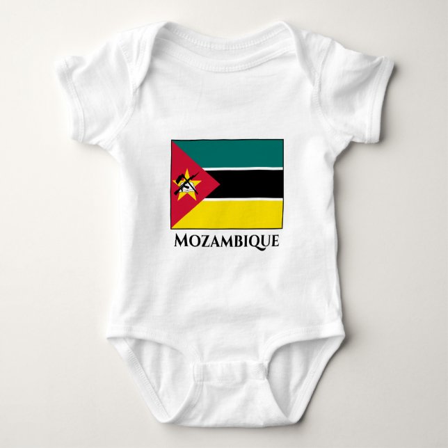 Body Drapeau du Mozambique (Devant)