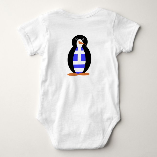 Body Drapeau grec Penguin (Dos)