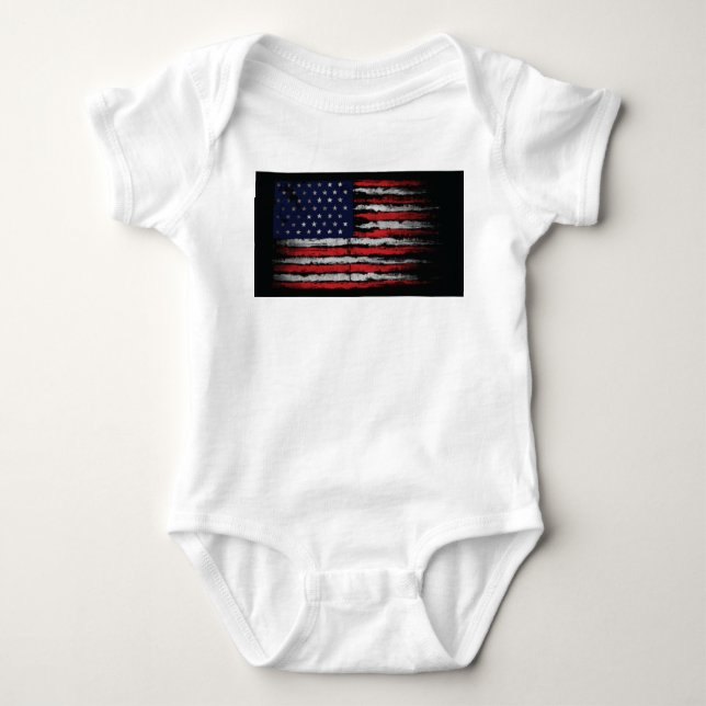Body Drapeau Grunge U.S.A (Devant)