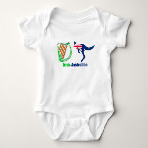 Body Drapeau irlandais Harp-Australie Baby-Jersey-Bodys
