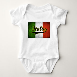Body Drapeau italien Verre noir italien (Baby Creeper)