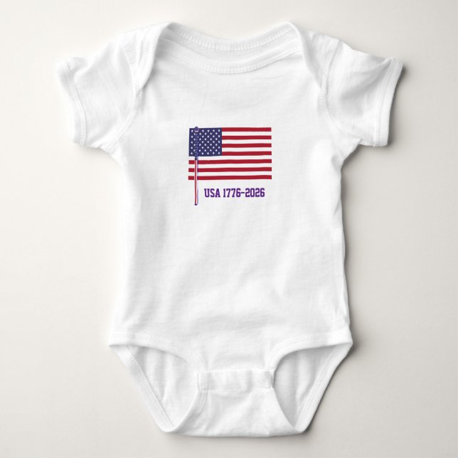 Body Drapeau USA 1776-2026 Anniversaire (Devant)